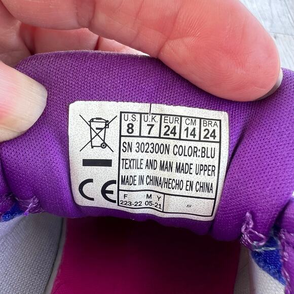 Skechers Rainbow Racers Light Up Sneakers Girl’s size 8 - Picture 7 of 7